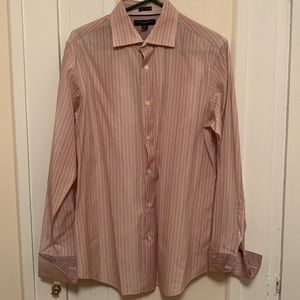 Banana Republic French Cuff Button up Shirt Small 14-14.5